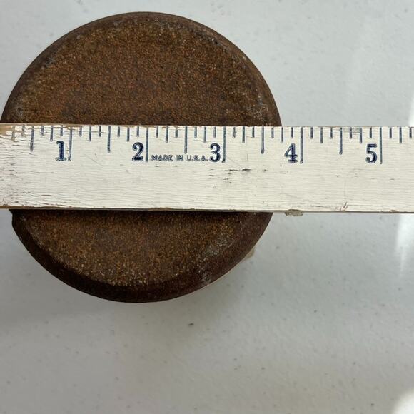 Studio Art Pottery Vase Speckled Glazed Brown Hand Thrown 5" - Picture 8 of 11